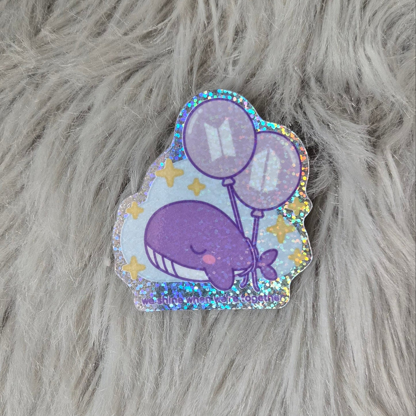 ARMY Whale Sticker