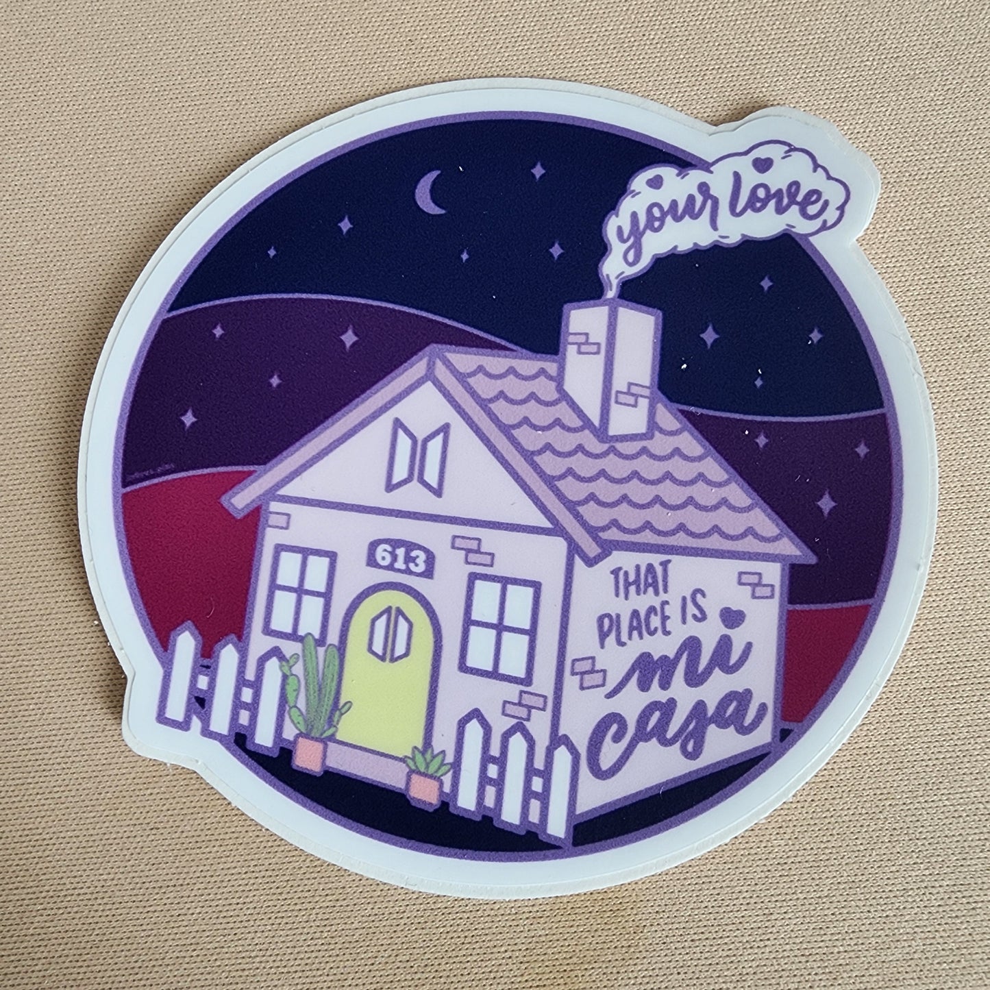 BTS Home Sticker