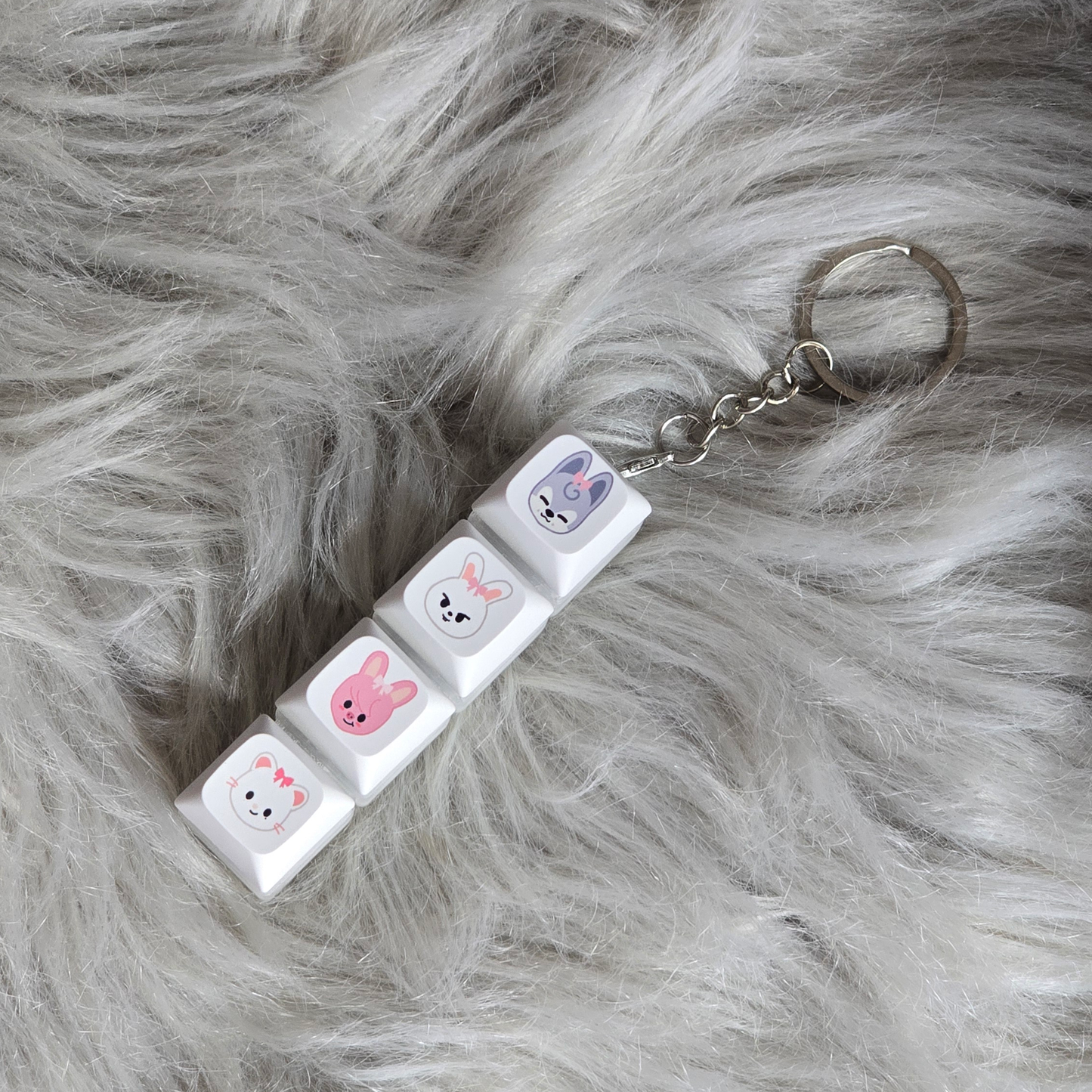 SKZOO Keycap Clicker Fidget Keychain
