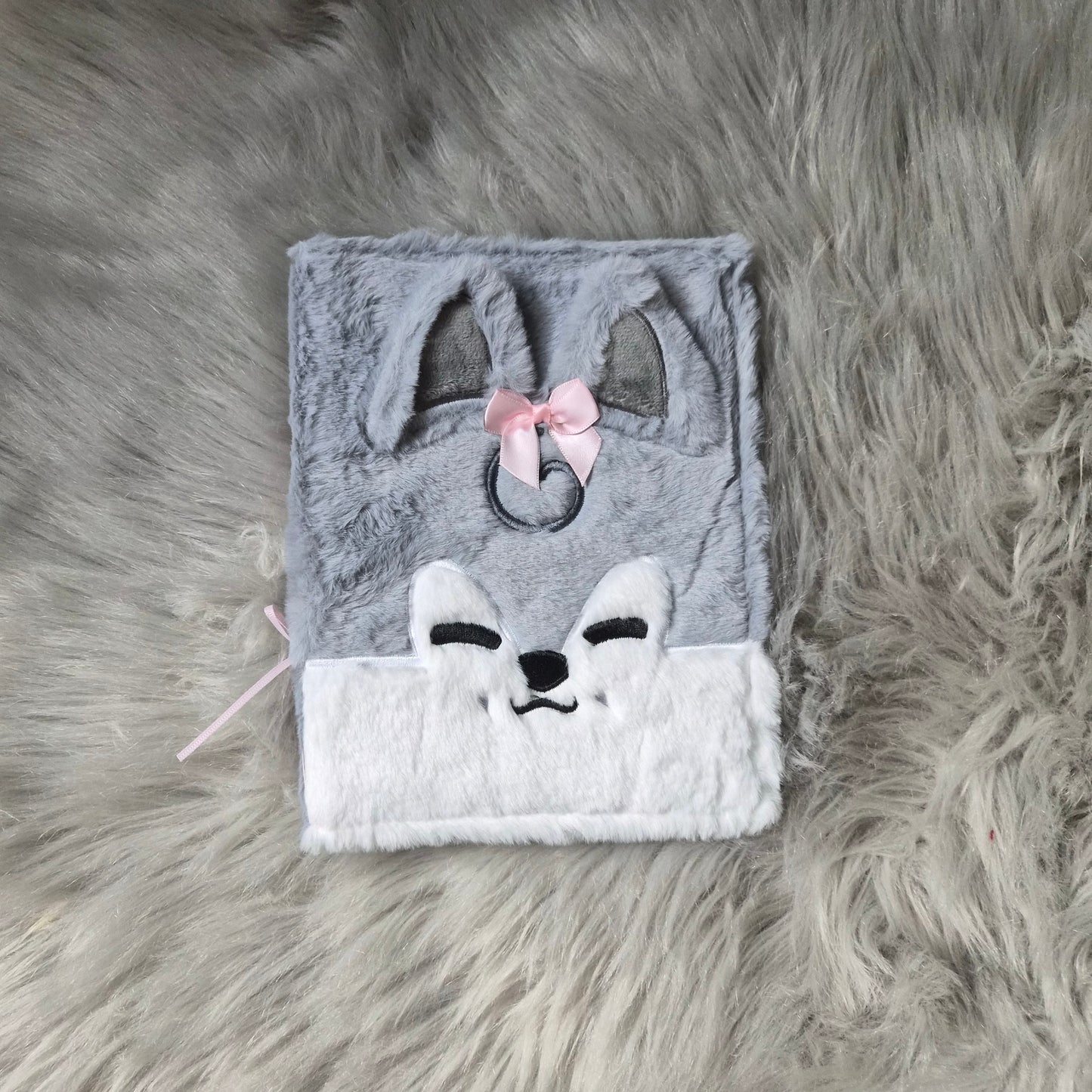 Stray Kids Wolf Ribbon Plush A5 KPOP Photocard Binder