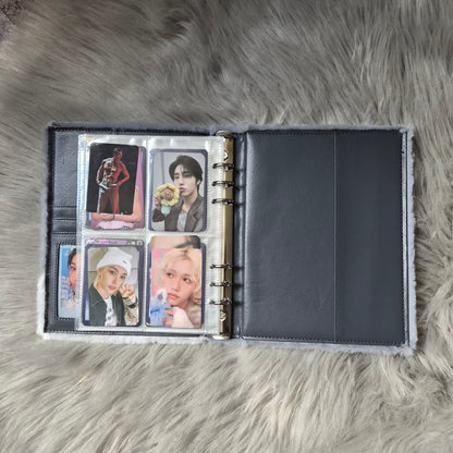 Stray Kids Wolf Ribbon Plush A5 KPOP Photocard Binder