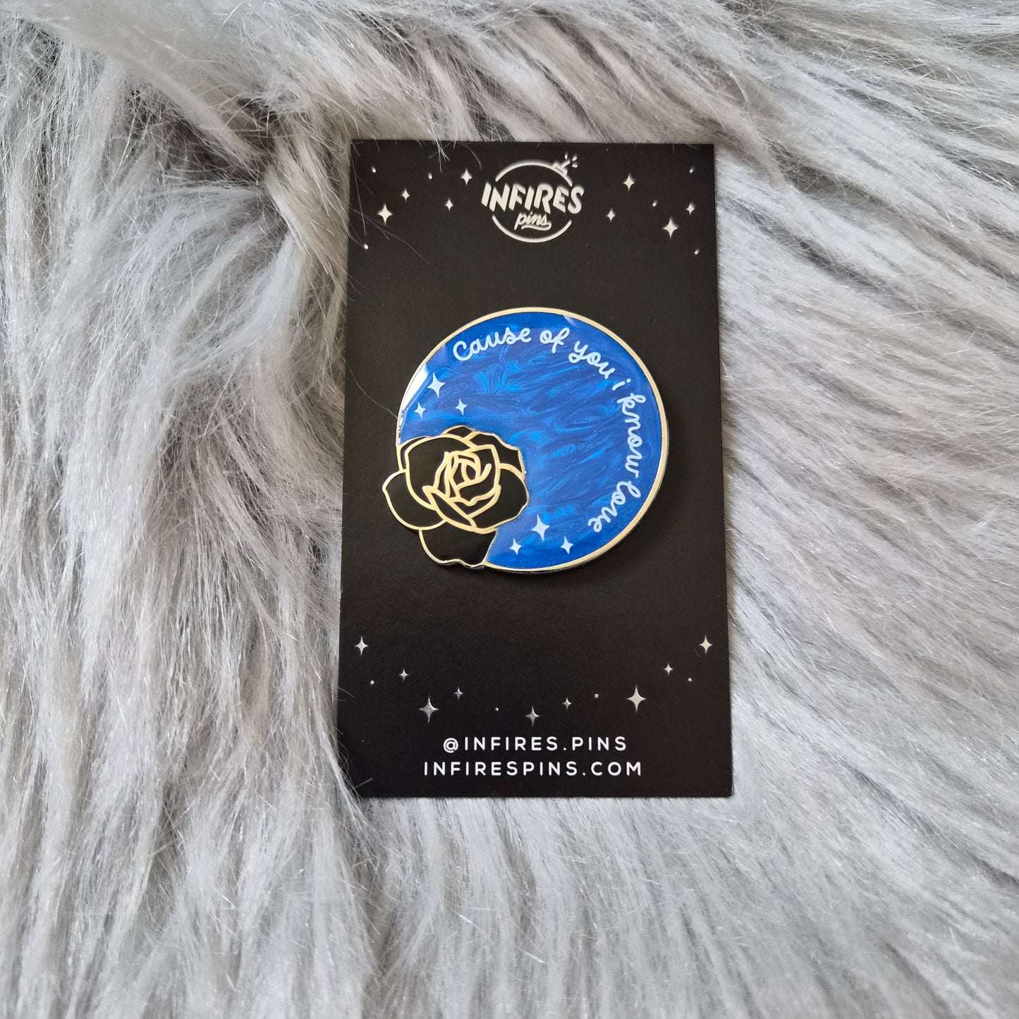 Blue Moon Enamel Pin