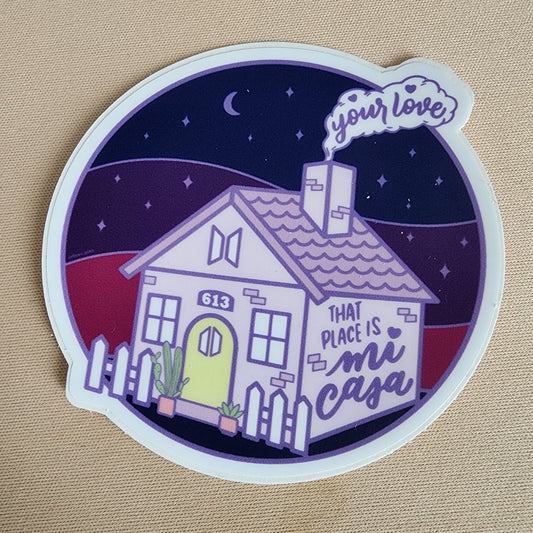 BTS Home Sticker
