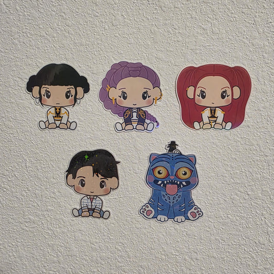 KPop Demon Hunters Huntrix Saja Boys Stickers