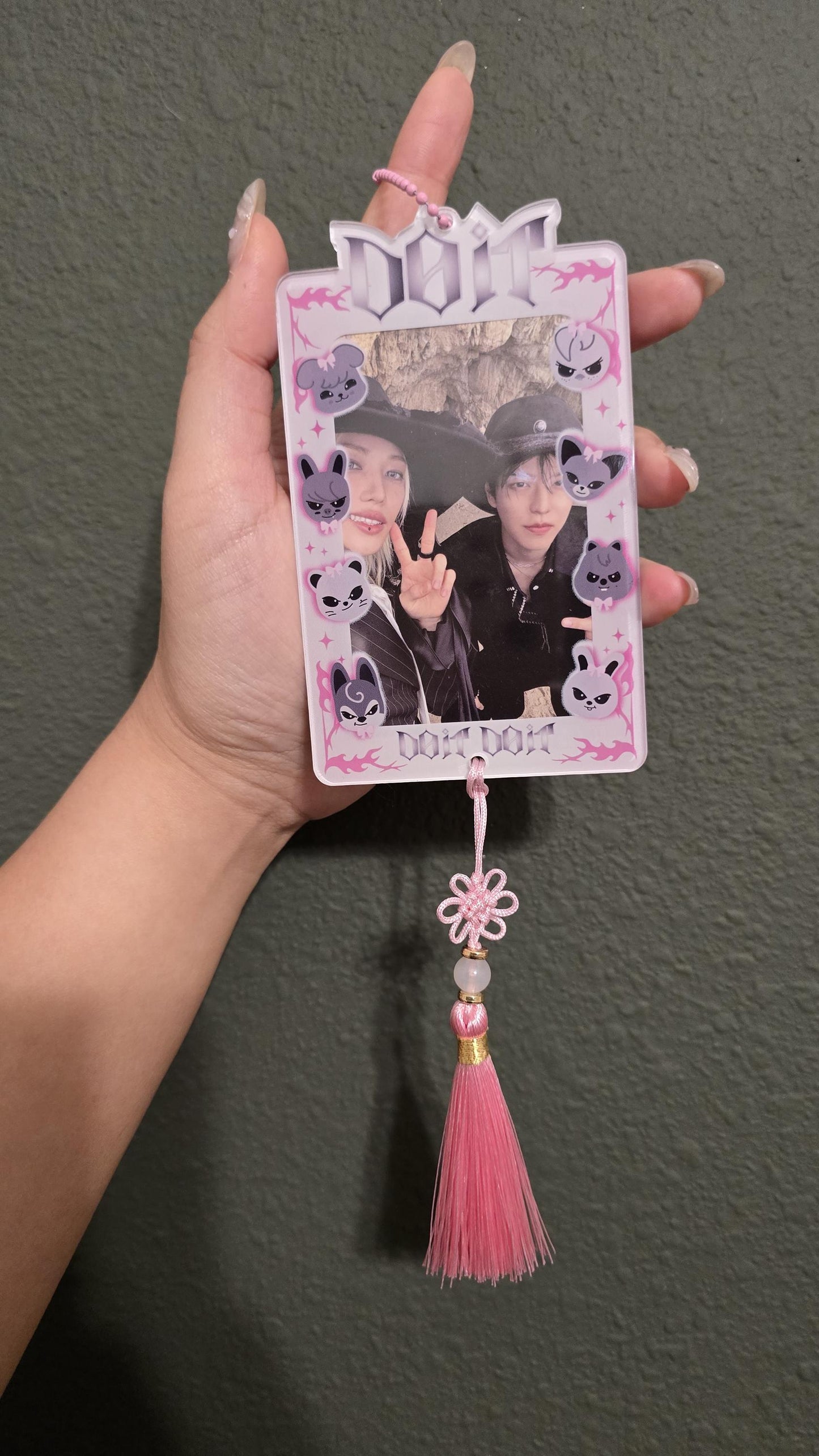 SKZ Stray Kids Do It Acrylic Photocard Holder