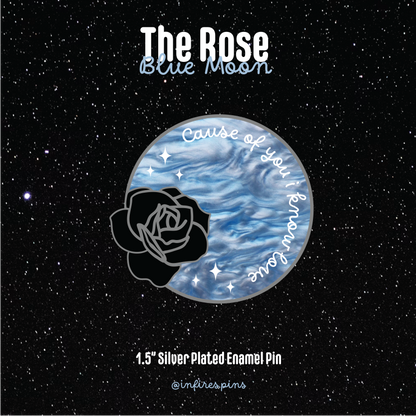 Blue Moon Enamel Pin