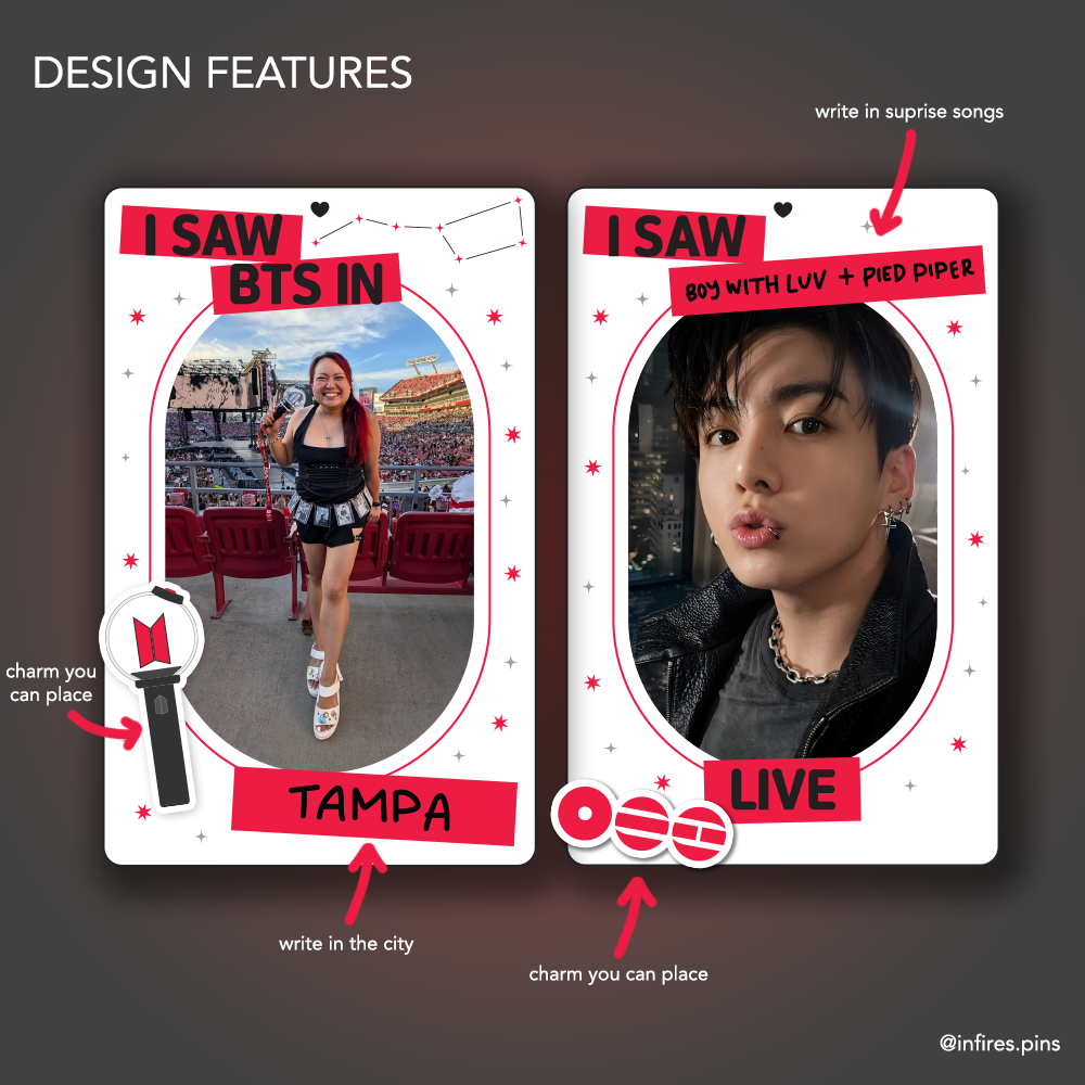 PRE-ORDER Arirang Tour Acrylic Photocard Holder