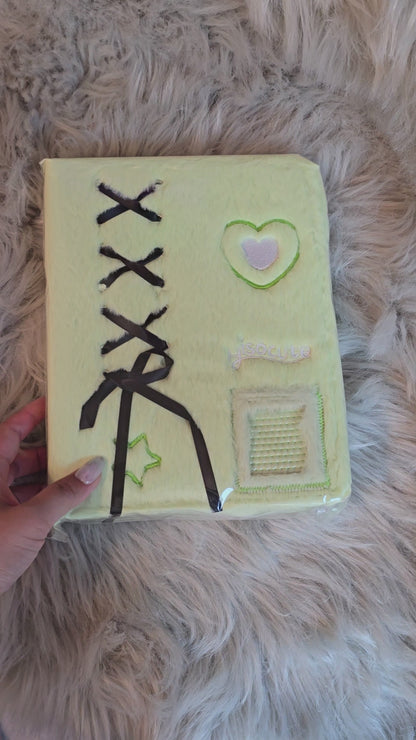 Plush Lace-Up Photocard Binder